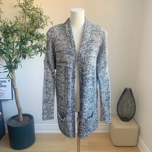 Aritzia Talula Grey Knit Cardigan | Slim Fit | Size S